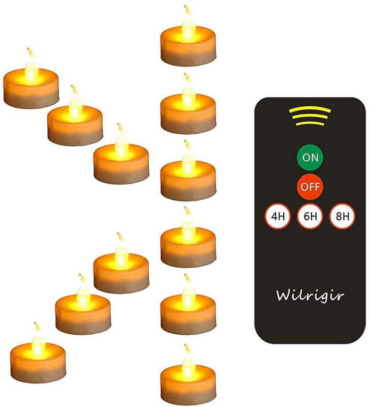 Lights With Timer ,electric Fake Candles ,flickring Amber