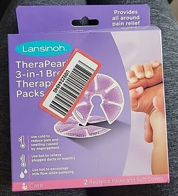 Lansinoh TheraPearl 3-in-1 Breast Therapy 2 Reusable Packs