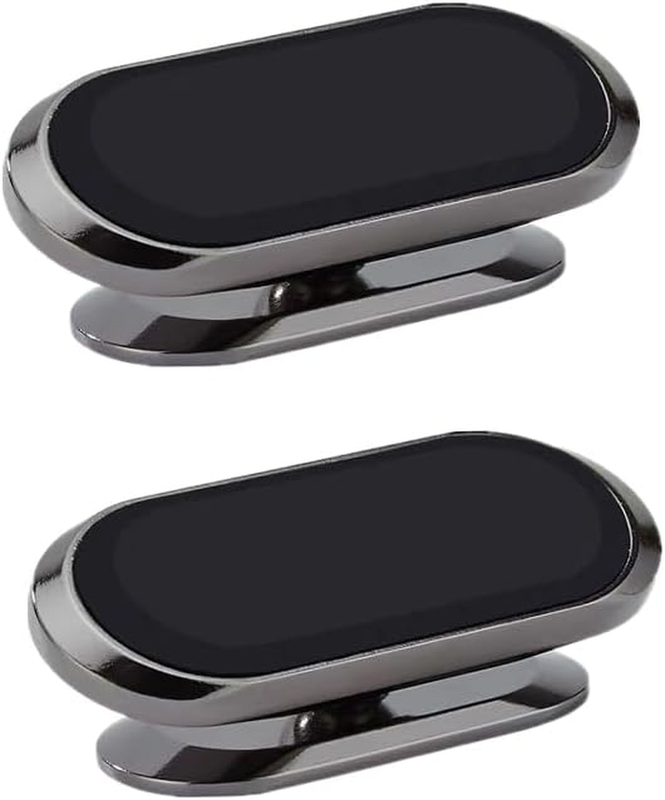 Magnetic Car Phone Holder 2 Pack 360 Rotation Dashboard Desk Home Universal
