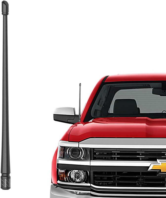 Antenna Compatible with Chevy Silverado & GMC Sierra/Denali | 13 inches Flexible