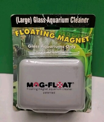 Mag-Float Floating Magnetic Aquarium Cleaner - Glass Only Large Up To 350 Gallon