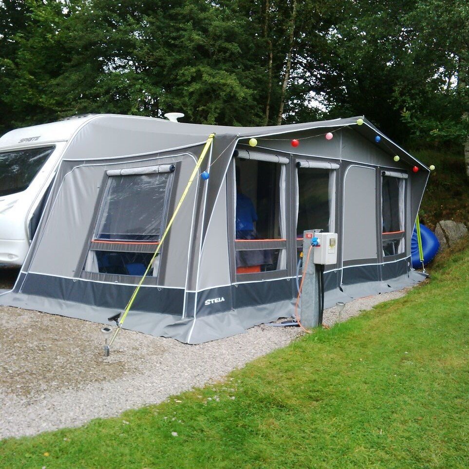 Caravan Awning INACA STELA 250 Size 975 With Fibreglass Frame