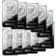 10 oz Sunshine Silver Bars - 100 oz Total .999 fine (New, Lot of 10)