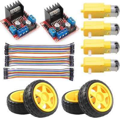 L298N Motor Drive Controller Board Stepper Motor Control Module Dual H-Bridge wi