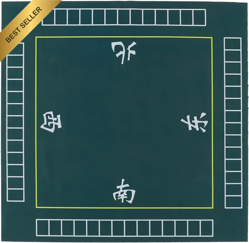 Mahjong Tablecloth Mat Poker Table Cover for Square Tile Gaming Tables