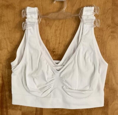 DELTA BURKE INTIMATES Seamless Bras, 2-Pack, Size  3X  White NEW