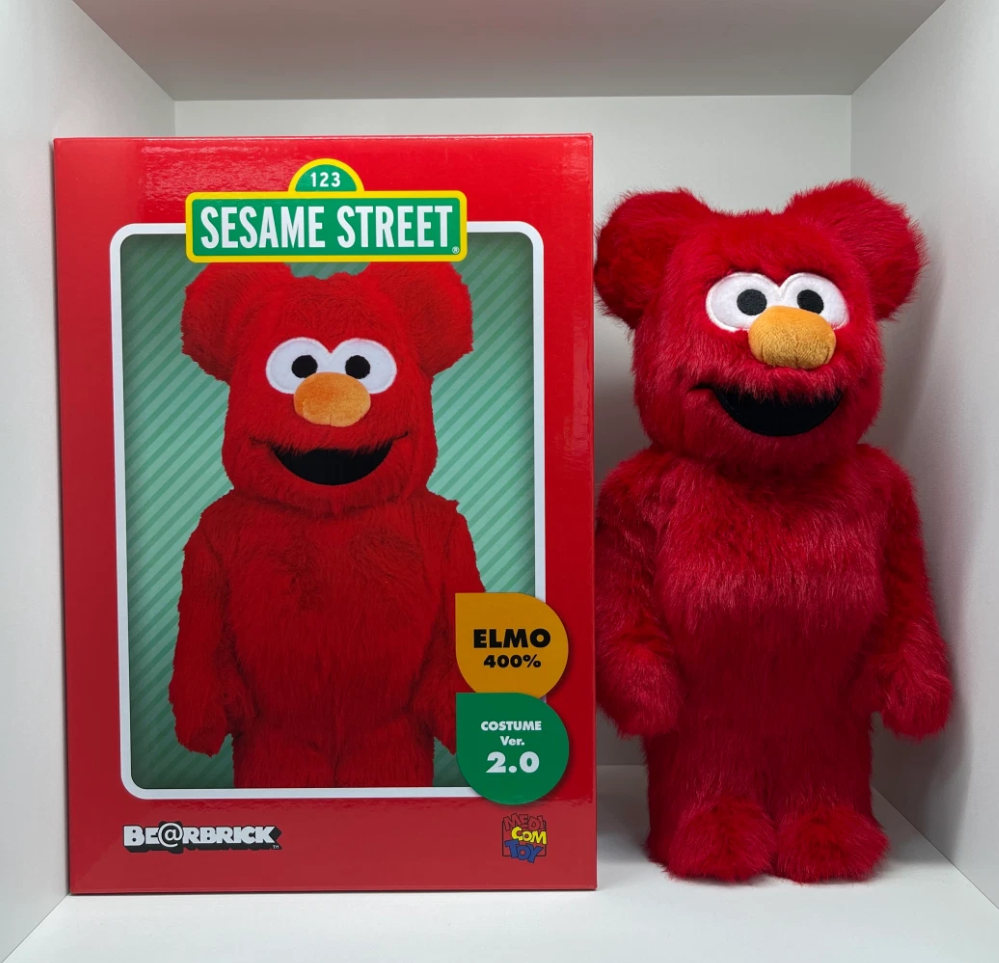 BE@RBRICK ELMO Costume Ver.2.0 400％ Bearbrick x Sesame Street Elmo Costume Ver. 2 400% - US