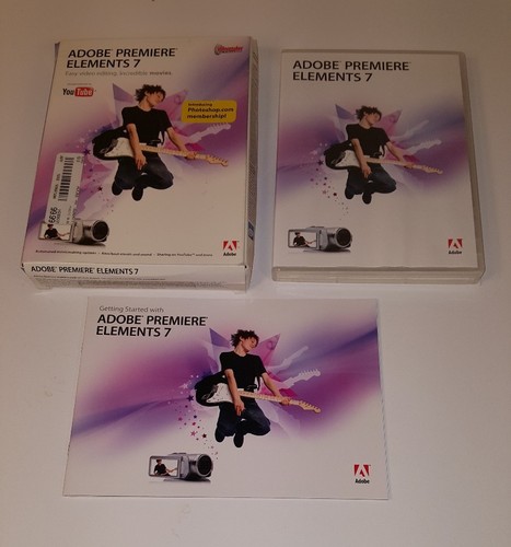 Adobe Premiere Elements 7 for the PC Windows XP Vista