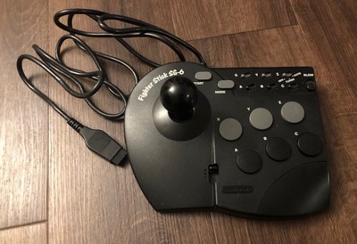 Sega Genesis Fighter Stick SG-6 Asciiware Turbo Controller Model 5720 Tested!