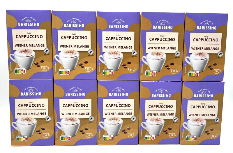 Barissimo Cappuccino Typ Wiener Melange 10x 180g = 1800g Beutel Neu