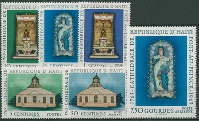 Haiti 1965 Kathedrale Port-au-Prince 840/45 postfrisch