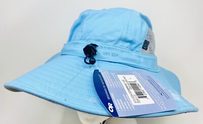 Outdoor Research OR UPF 50 Women's Large Sun Sombrero 82130 Air Vent Hat Blue