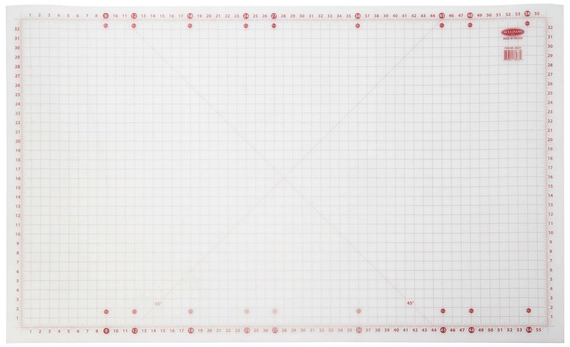 Sullivans 36"x59" Cutting Mat for Home Hobby Table, White