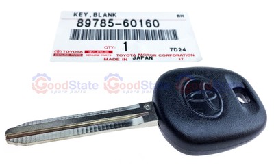 Genuine Alphard MNH15 MNH10 3.0 Transponder Master Key Blank Uncoded