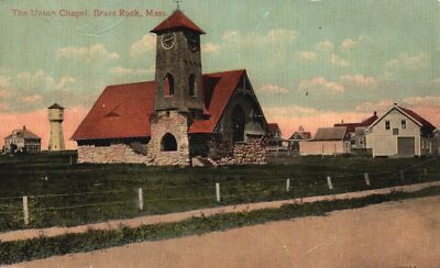 Vintage Postcard The Union Chapel Religious Building Brant Rock Massachusetts MA