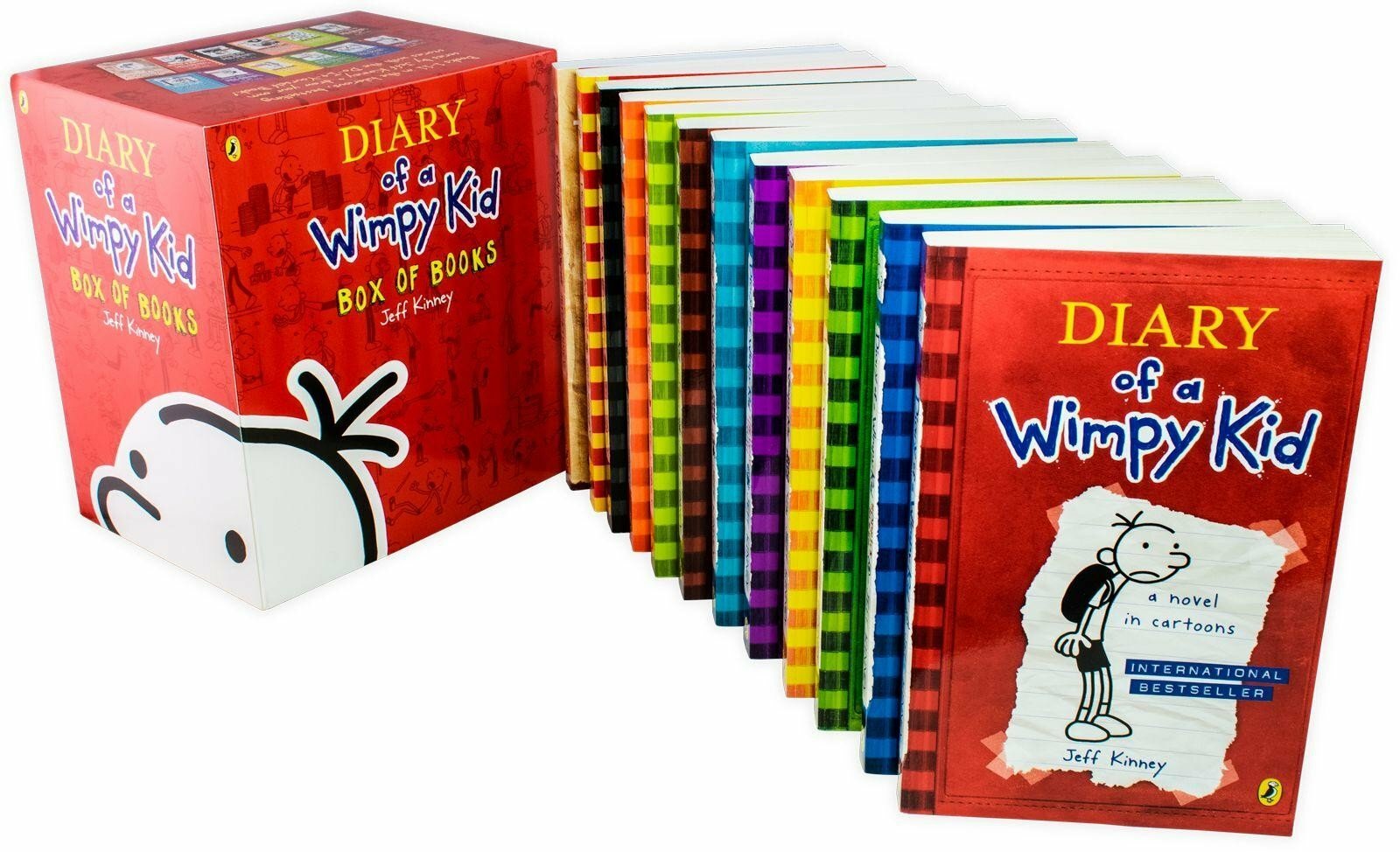 Diary of a Wimpy Kid Collection Jeff Kinney 12 Books Box NEW Set Double