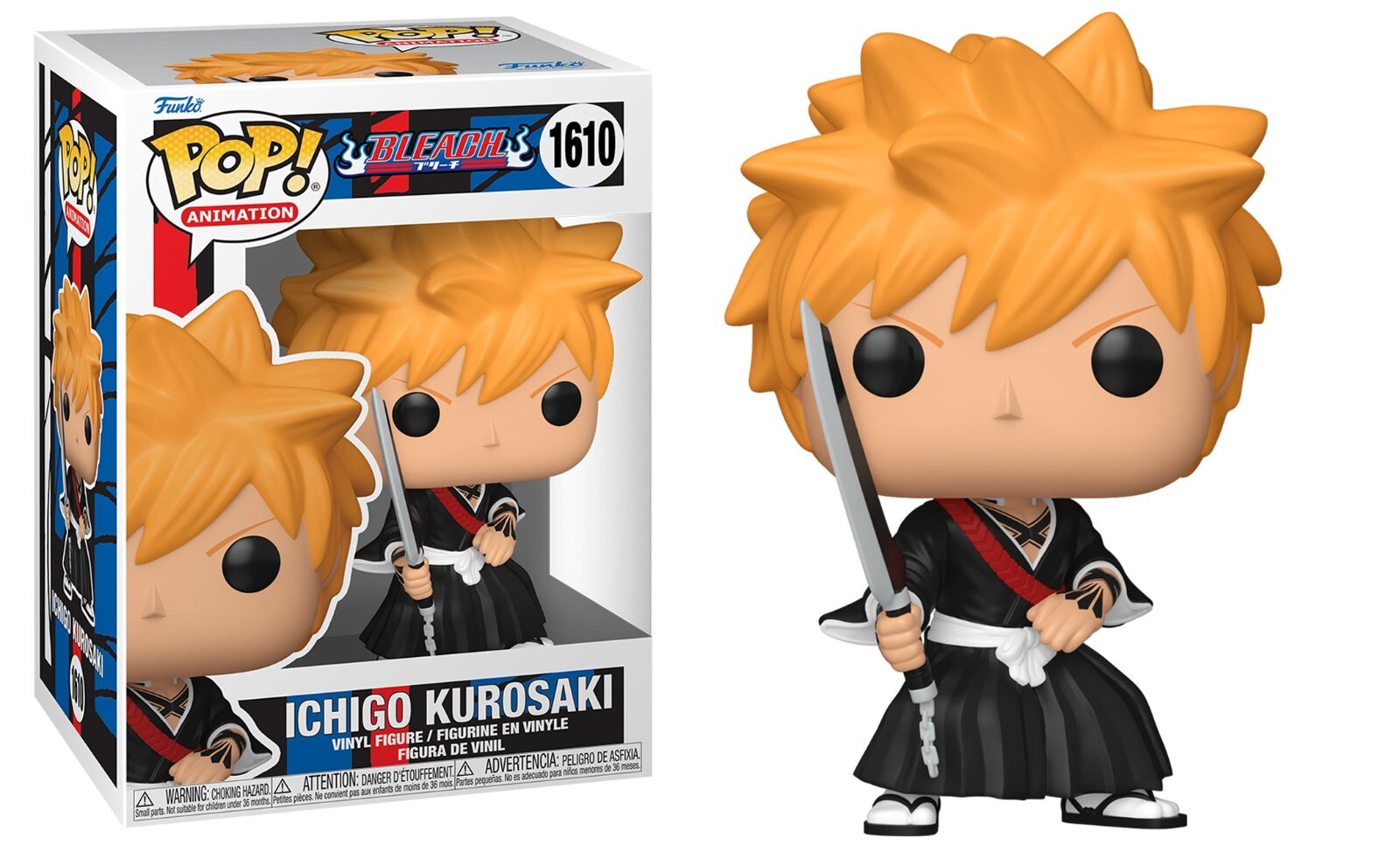 Funko Vinyl Figure Ichigo Kurosaki #1610 - Bleach | eBay
