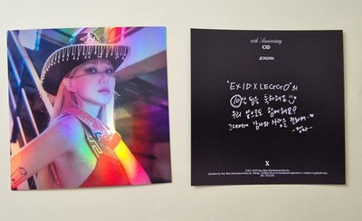 EXID Official Special Card - 10th Anniversary Single [X]