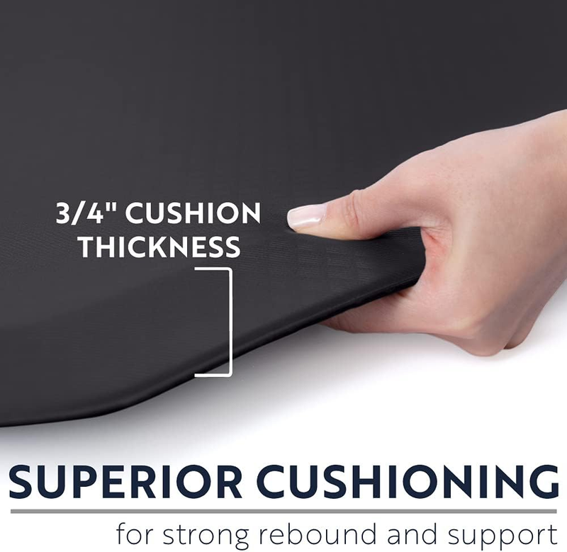 3/4" Thick Superior Comfort, Relieves Pressure, All Day Ergonomic Stain Resistan