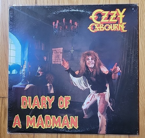 【美品・LPレコード】DIARY OF A MADMAN/OZZY 国内盤 OZZY OZBOURNE Diary Of A Madman LP Vinyl & Cover VG+ 1981 FZ
