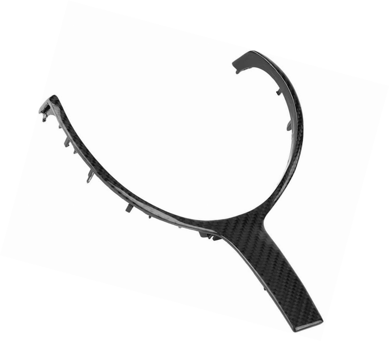 KIMISS Lenkrad Trim Carbon Car Autozubehör Lenkradhüllen