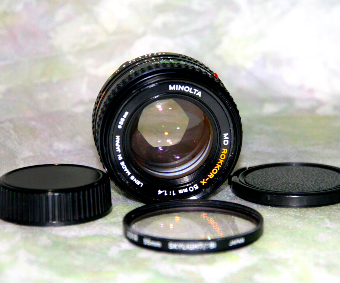 動作品・実写確認済 MINOLTA XD＋MD ROKKOR 50mm f1.4 Minolta 50mm f1.4 MD Rokkor - Lens – Kamerastore
