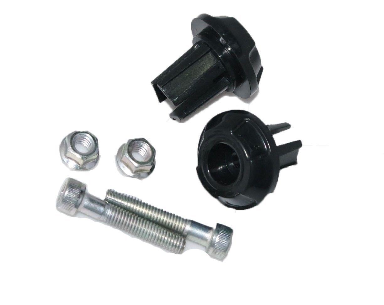 Yamaha FZ 7/8 Inch Handlebar Hand Grips End Plugs Cap Pair Black  