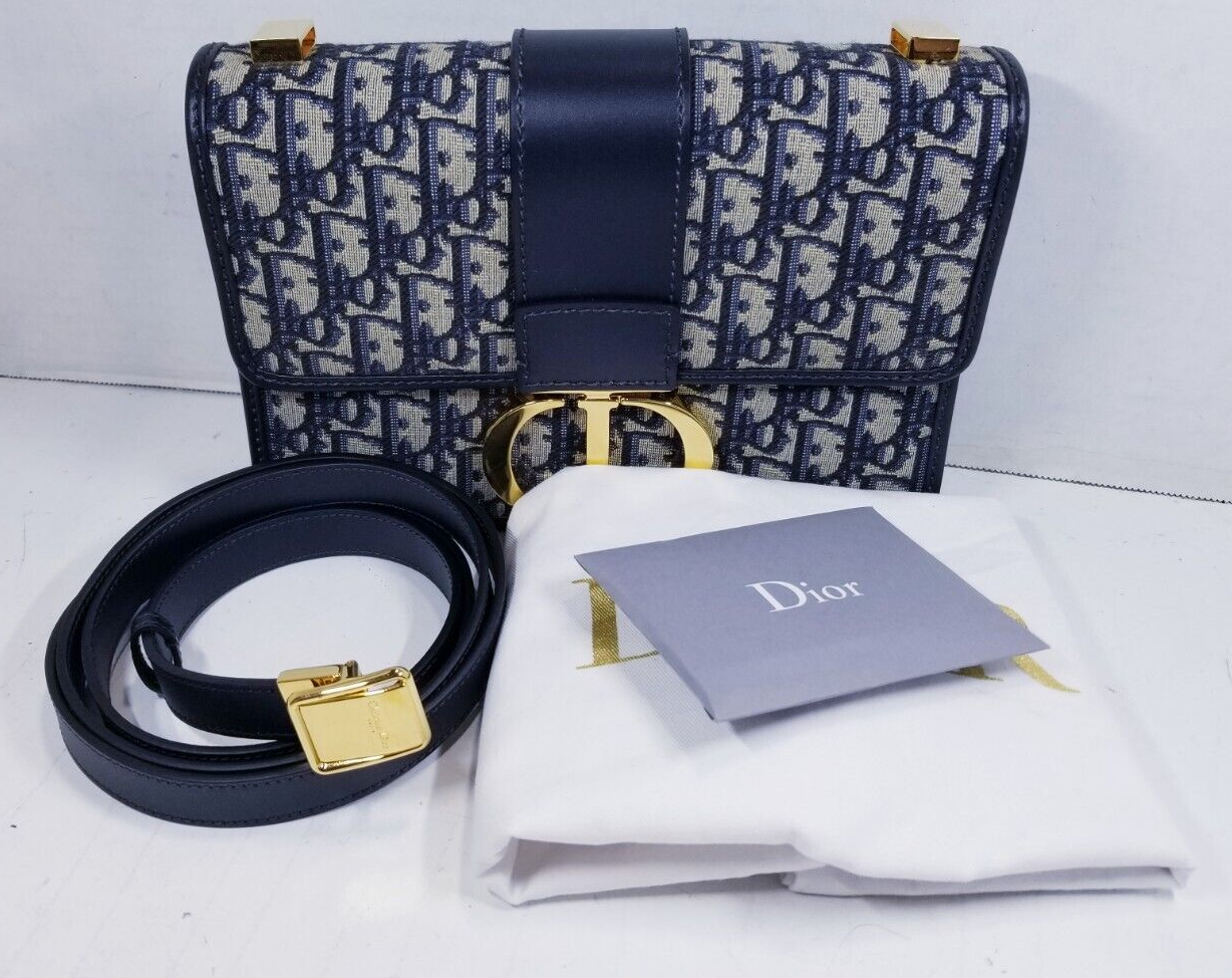 ショルダーバッグ・ポシェット Dior | 30 MONTAIGNE BAG Blue Dior Oblique Jacquard $_57.PNG?set_id=880000500F
