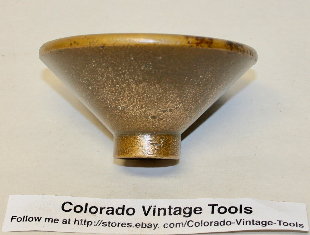 Vintage 4” Galvanized Watering Can / Garden Hose Brass Head - Tool / $8 to Ship