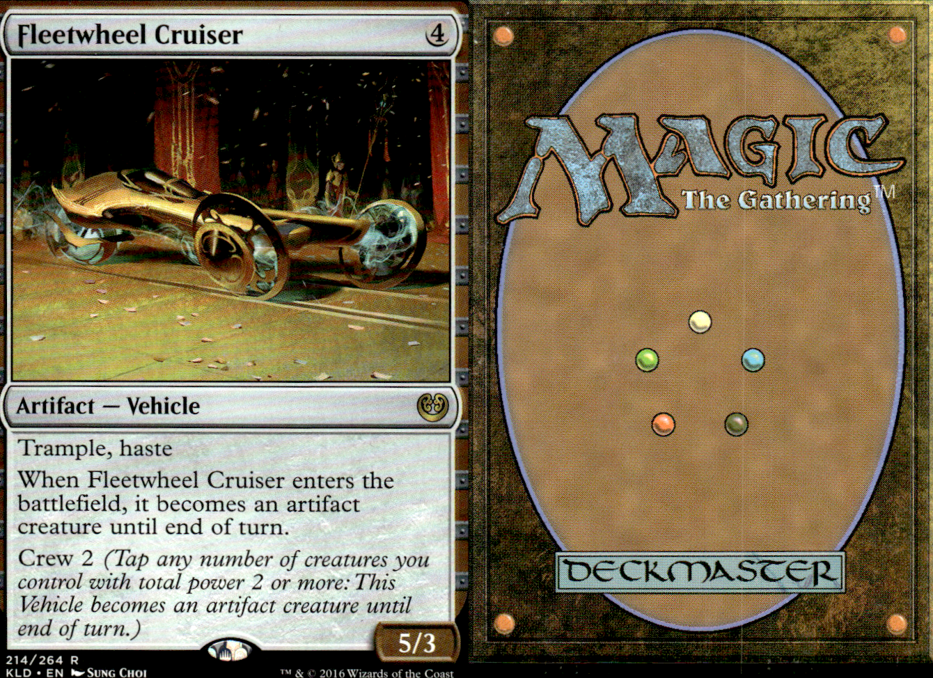 Fleetwheel Cruiser 1x FOIL KLD MTG Kaladesh Rare MINT artifact Fleetwheel Cruiser 1x FOIL KLD MTG Kaladesh Rare MINT artifact