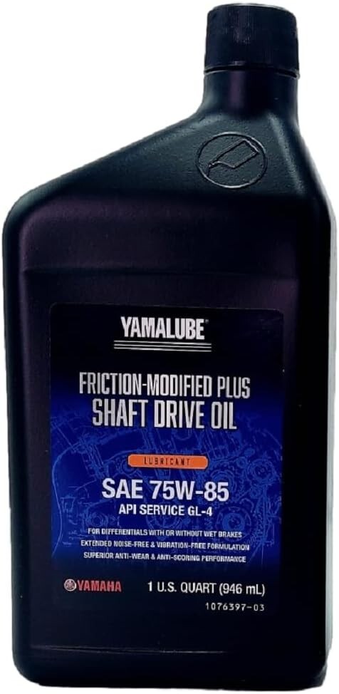 YAMAHA YAMALUBE FRICTION MODIFIED PLUS SHAFT DRIVE GEAR OIL
