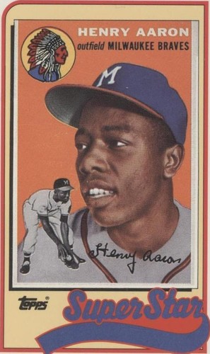 1989 Topps/LJN Baseball Talk - Hank Aaron #41