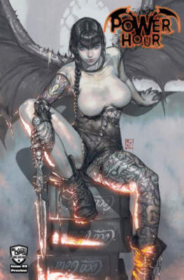 Power Hour #2 Preview EOM Trade Dress Variant Cover (A) Black Ops Publishing