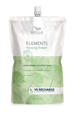 WELLA Element Renewing Shampoo - Sulfate Free! - JUMBO SIZE: 33.8 Oz.! - NEW!