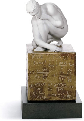 LLADRÓ Scientia Man Figurine. Porcelain Scientia Figure. BRAND NEW L 18018