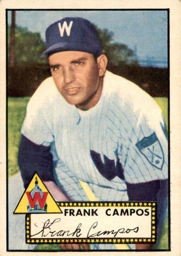 1952 Topps - Frank Campos #307