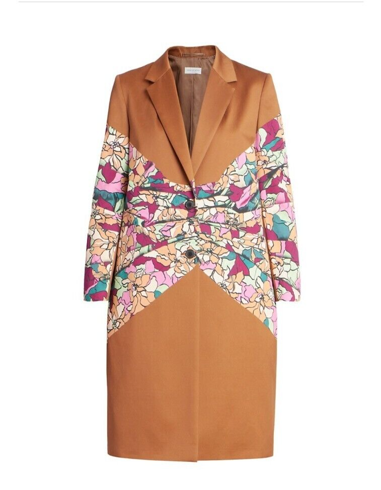 NEW Dries Van Noten Ruched Waist Coat size 36 #C3746 | eBay