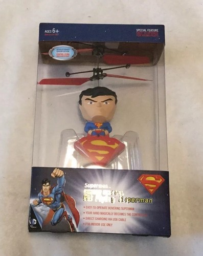 DC Comics Superman Motion Control RC Flying Superman Indoor Easy To Operate