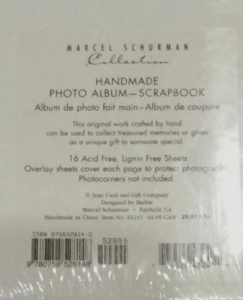 New Marcel Schurman Wedding Handmade Photo Album Scrapbook