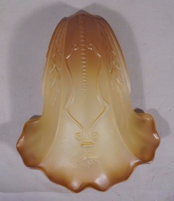 Art Deco Two Colored Slip In Shade 1