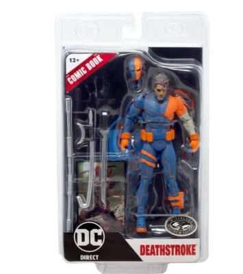 McFarlane DC Direct Platinum Edition Deathstroke Action Figure with Comic Book