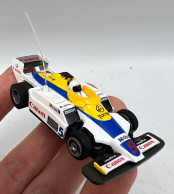 Vintage Tyco Slotless F1 Indy Race Car Canon Mobil #5 Ho Slot Car - Tested