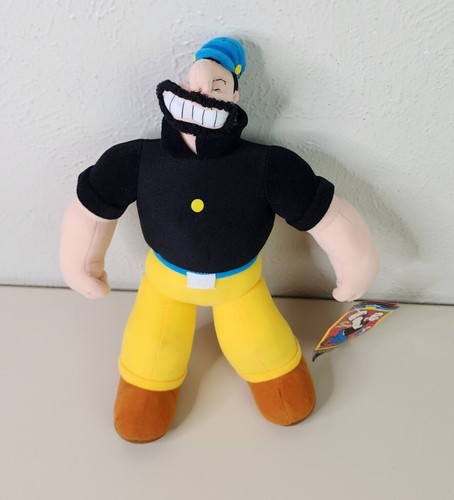 BRUTUS Popeye Plush Doll Kellytoy with tags yellow black 14