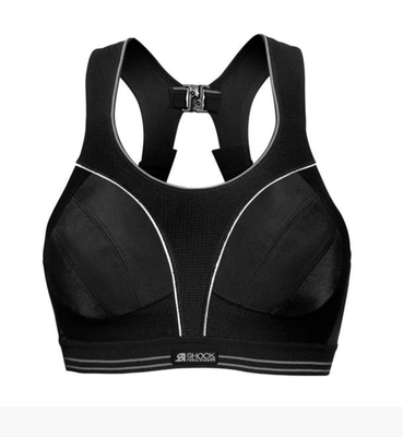 Champion Shock Absorber Ultimate Run Womens Black Sports Bra Size 32DD