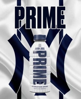 New Prime Drink, Limited Edition AARON JUDGE Bottle, 16.9oz