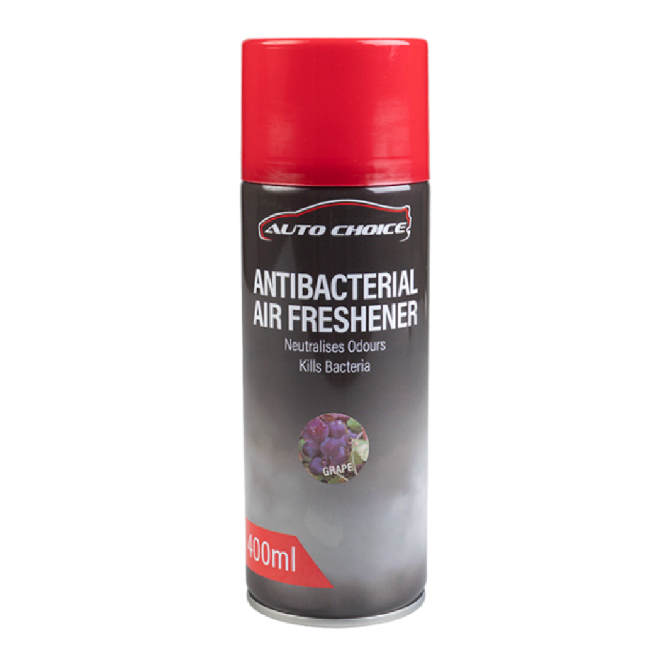 Grape Scent Anti Bacterial Aerosol Air Freshener Can 400ml Home Car Van