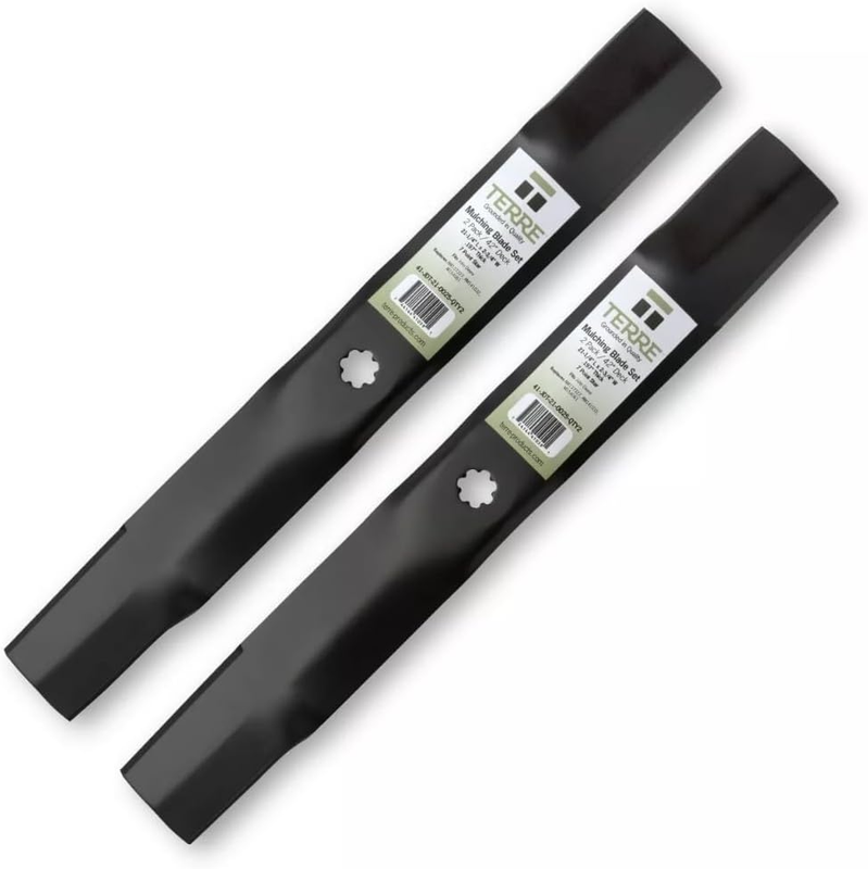 2 Pack Mower Blades 42 Inch Deck for John Deere LT135 LT160 D105 D125 D130 Z225