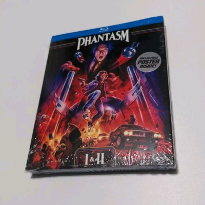 Phantasm I & II Special Edition Bluray Slipcover & Poster Inside Sealed WellGo