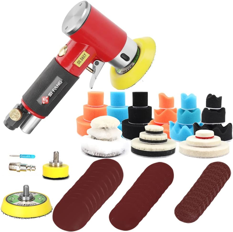 2Inch 3Inch Mini Air Sander Random-Orbital Polisher for Car,Random Orbital Dual