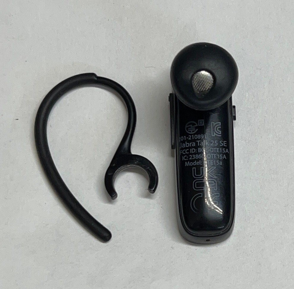 Jabra - Talk 25 SE Bluetooth Headset - Black | eBay